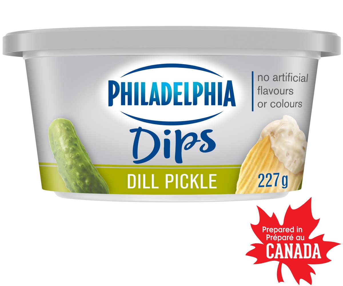 Philadelphia trempettes au cornichon à l'aneth (227 g) - dill pickle sour cream dip (227 g)
