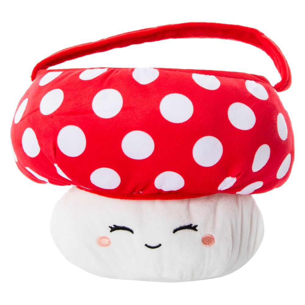 Plush Mushroom Easter Basket Mushroom