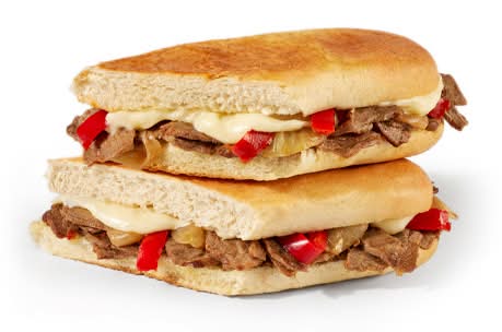 Philly Cheesesteak Grill Press Sandwich