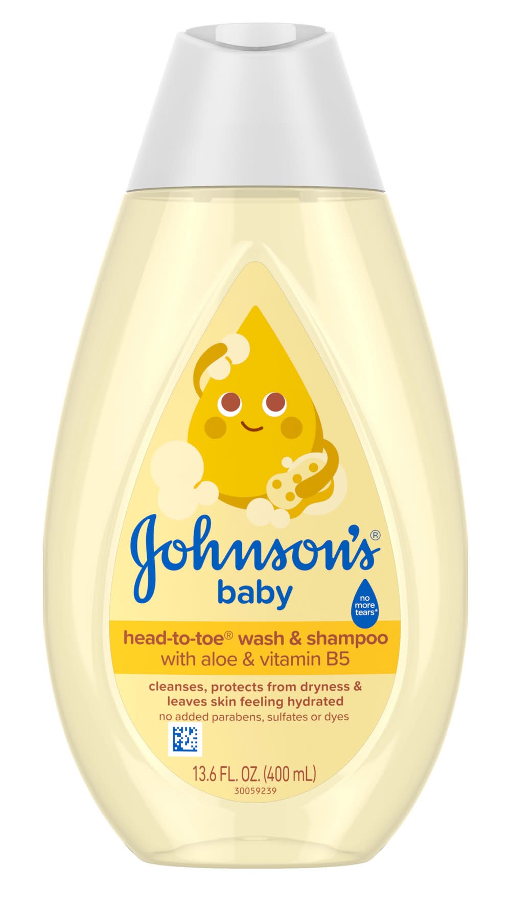 Johnson's Head-To-Toe Wash & Shampoo, Newborn (13.6 fl oz)