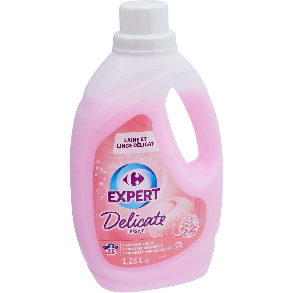 Lessive laine et linge délicat CARREFOUR EXPERT - le flacon d'1,25L