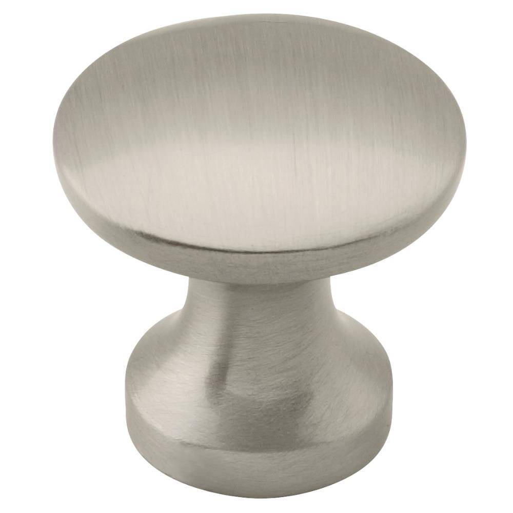 allen + roth Jane 1-in Satin Nickel Round Traditional Cabinet Knob | PN0058W-SN-C