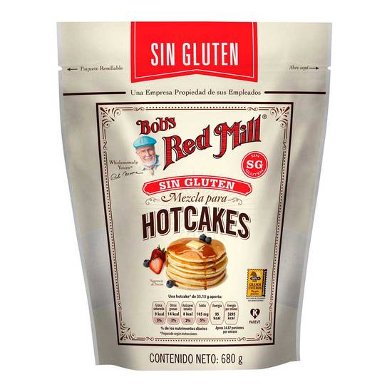 Bob's red mill mezcla de pancake sin gluten (pouch 680 g)