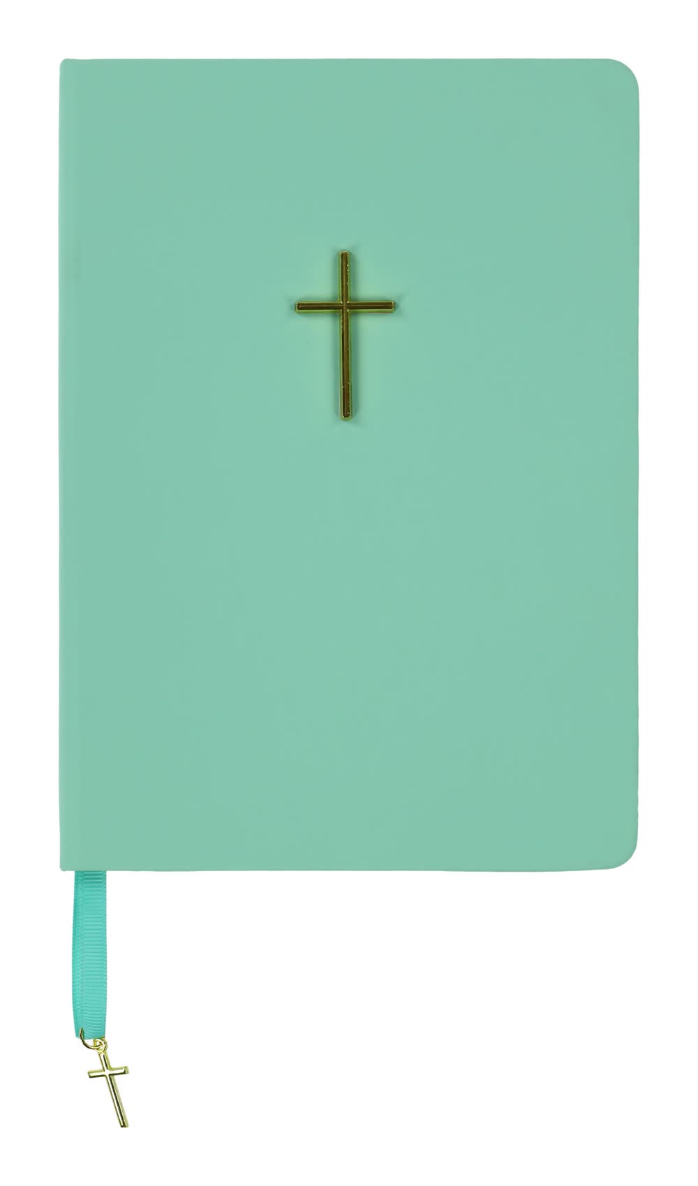 Cross Charm Journal Teal