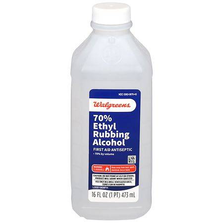 Walgreens 70% Ethyl Rubbing Alcohol