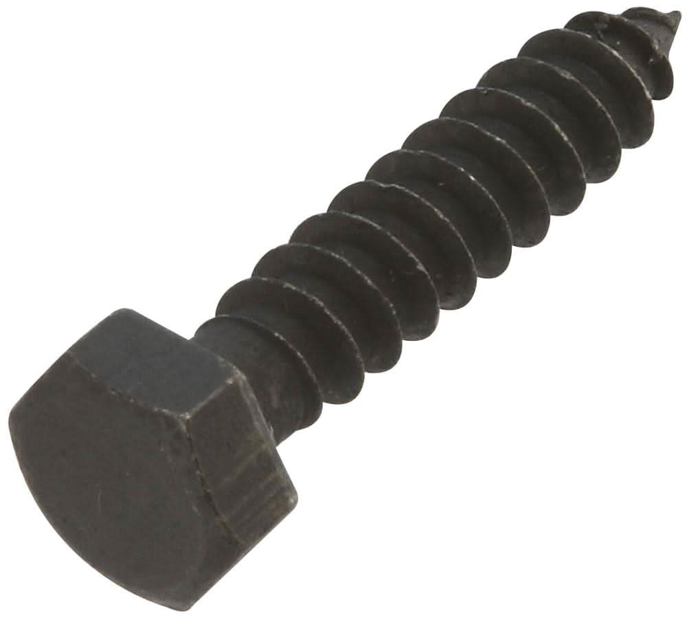 National Hardware 5/16-in x 1-1/2-in Black Black oxide Hex -Head Interior Lag screws 6 -Pack