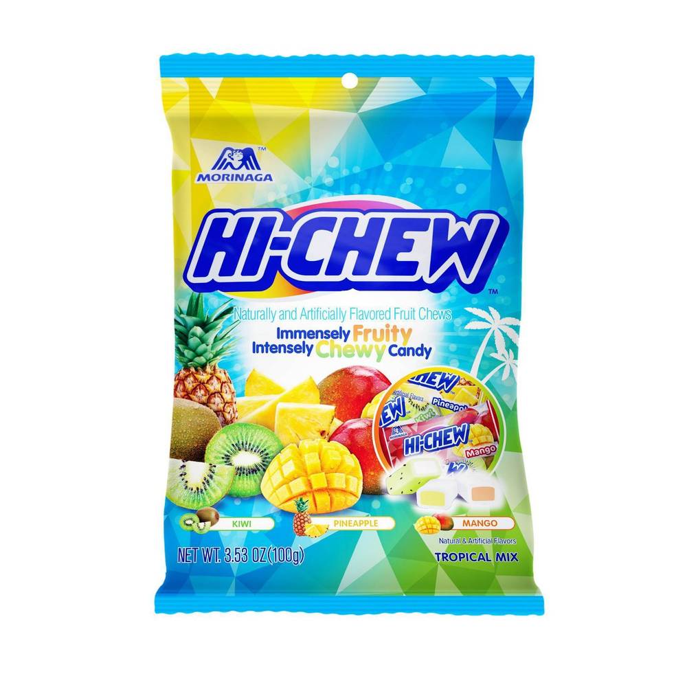 Hi-Chew Tropical Mix Fruit Chew Candy, 3.5 Oz