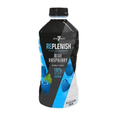 7- Select Replenish Electrolyte Sports Drinks (28 fl oz) ( blue raspberry)