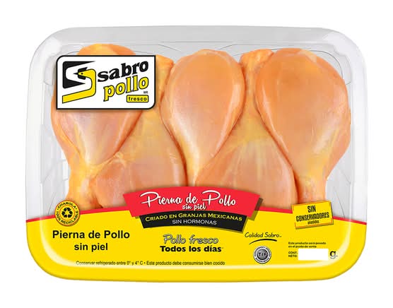Sabropollo pierna de pollo sin piel (unidad: 1 kg aprox)