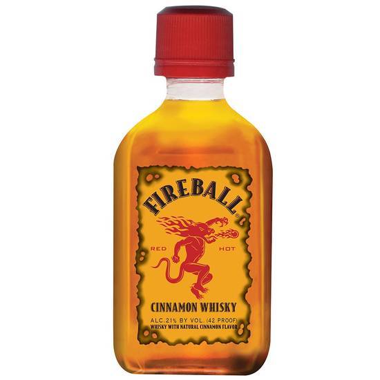 Fireball Cinnamon Whiskey Malt 42 Proof (50ml bottle)