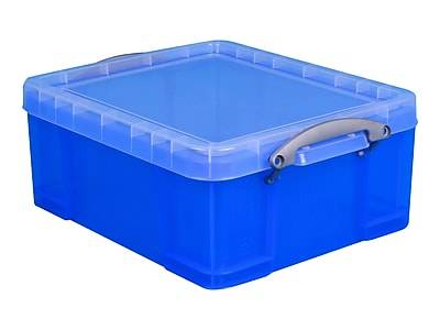 Really Useful Box Snap Lid Storage Box (blue)