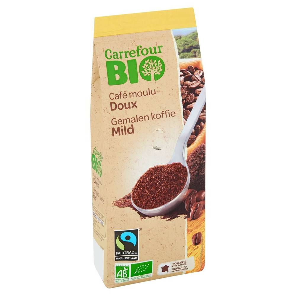 Carrefour Bio Café Moulu Doux 250 g