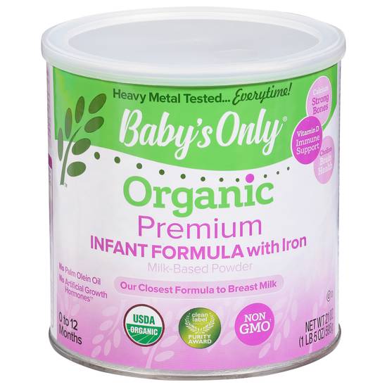 Baby's Only Organic Premium Infant Formula With Iron