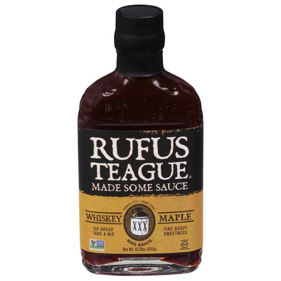 Rufus Teague Gluten Free Whiskey Maple Bbq Sauce (16 oz)