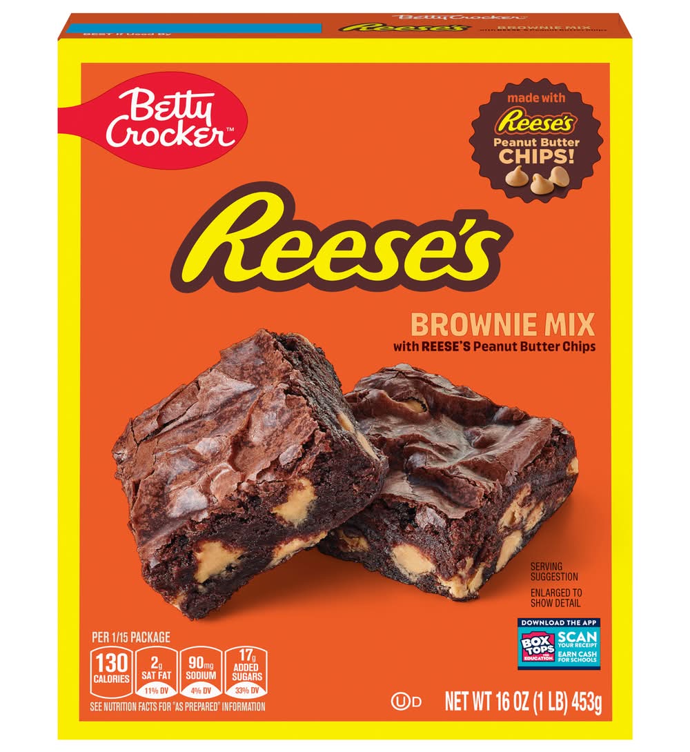 Betty Crocker Reese's Brownie Mix, Peanut Butter Chips (16 oz)