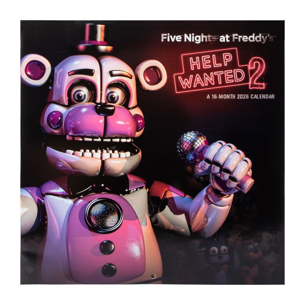 Licensed 2026 Calendar Five Nights At Freddys