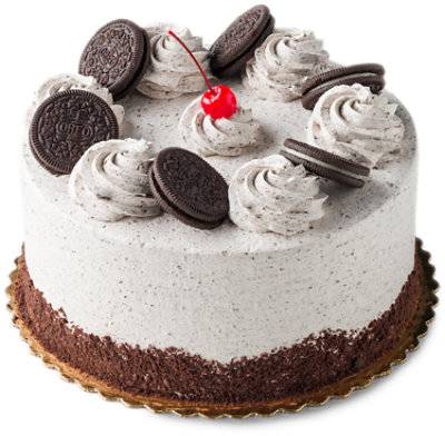 Bakery Cake 8 Inch 2 Layer Cookies & Cream - Each