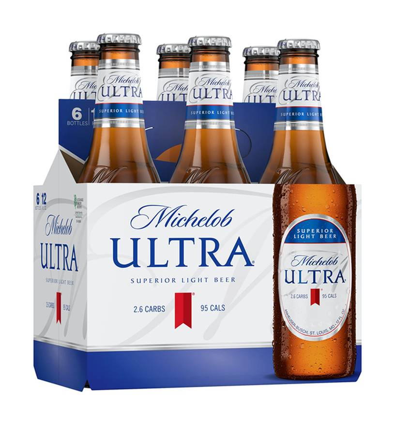 Michelob Ultra 6 Pack Bottles
