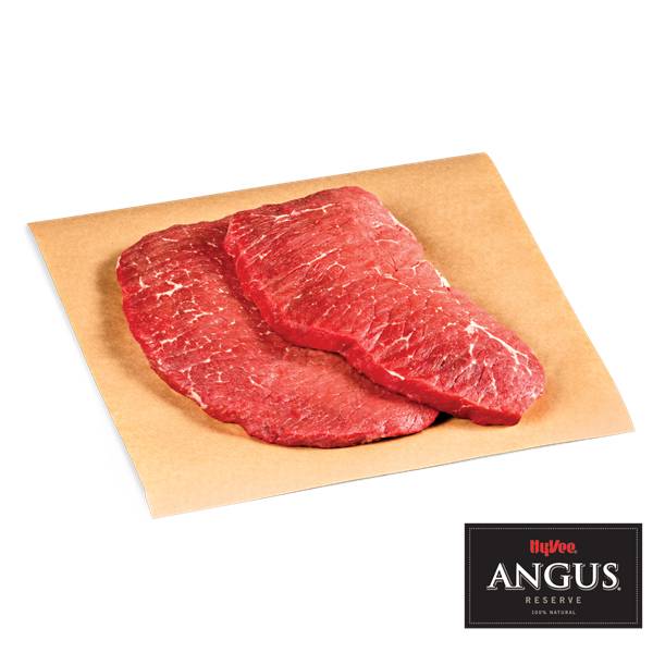 Hy-Vee Angus Reserve Beef Round Top Round Steak - Value Pack