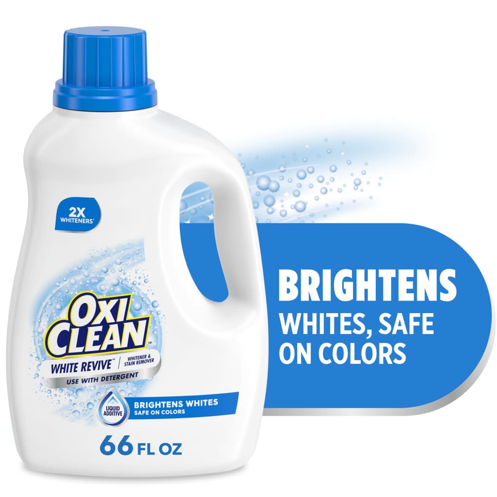 OxiClean White Revive Liquid Laundry Whitener + Stain Remover (66 fl oz)