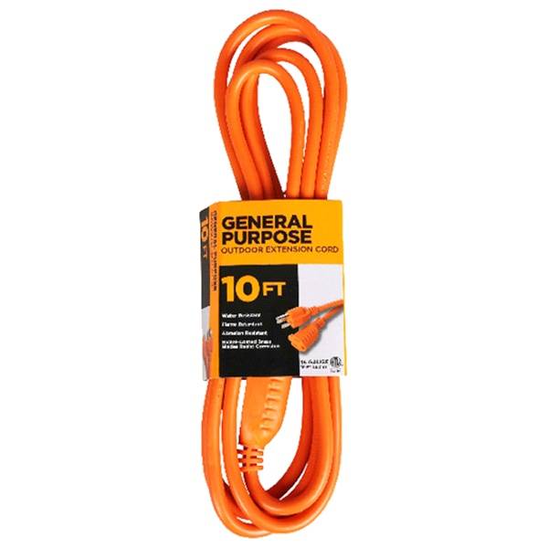 Outdoor Extension Cord, General Purpose Ec501610 (10 ft)