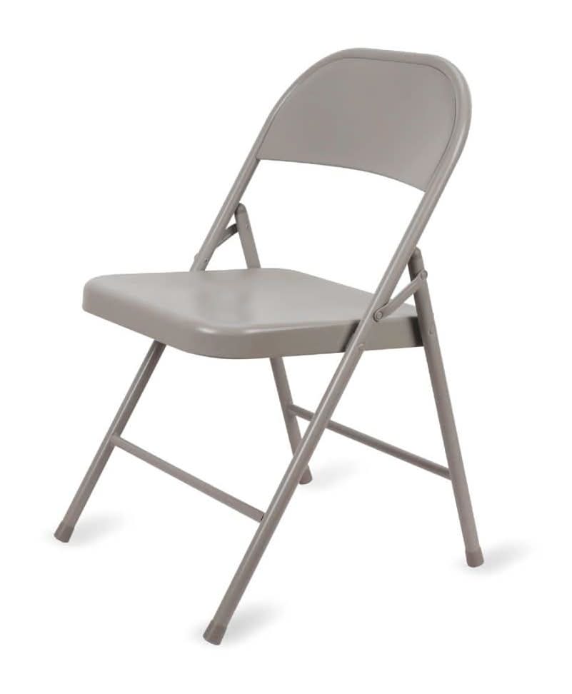 Hdx Steel Folding Chair-Beige