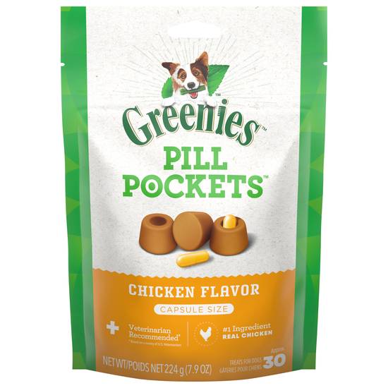 Greenies Pill Pockets Chicken Flavor (30 ct)