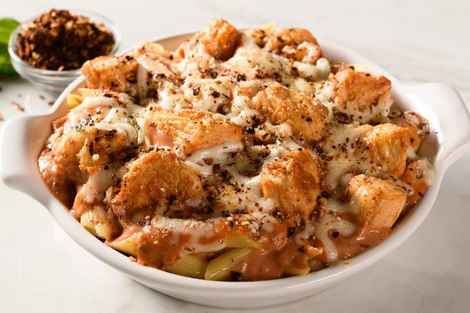Spicy Baked Ziti with Chicken