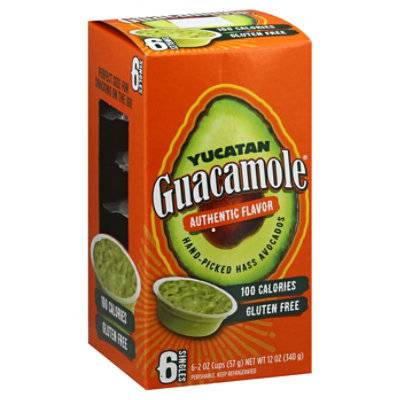 Yucatan Guacamole Authentic Singles 6 Count - 12 Oz