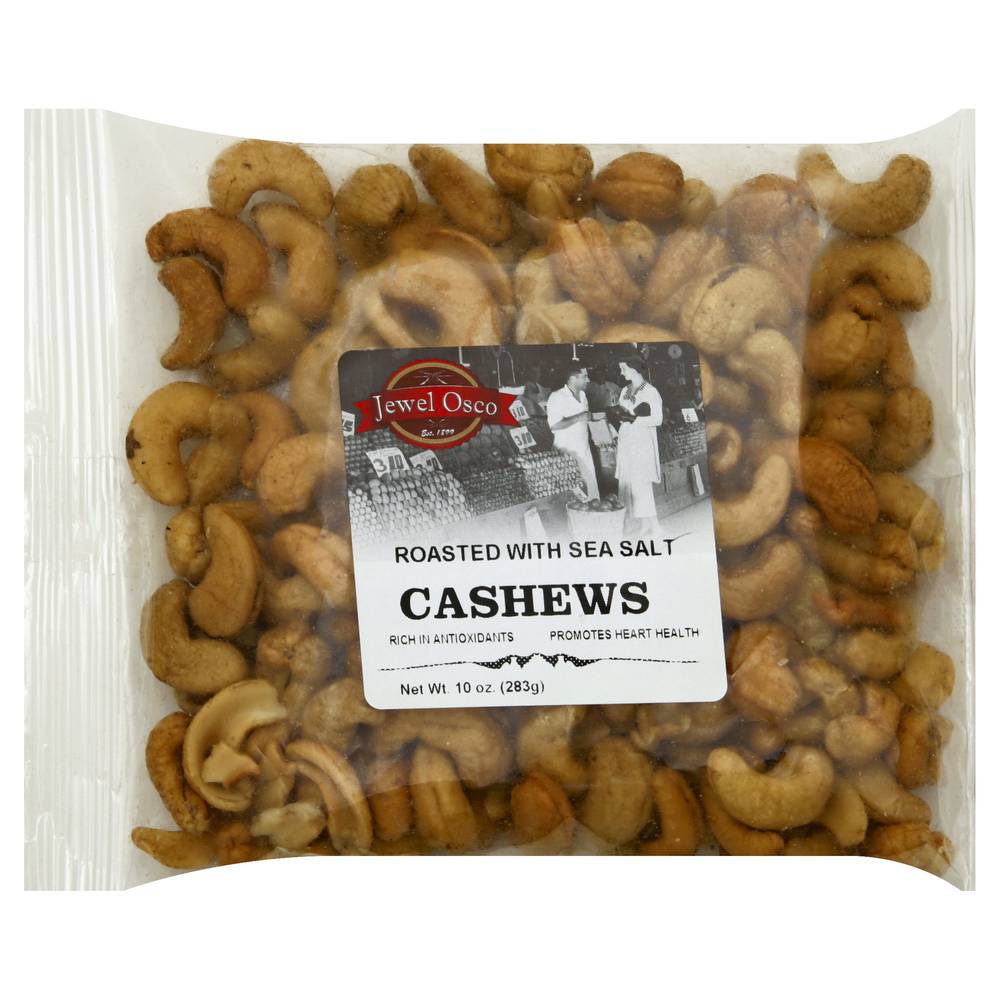 Jewel-Osco Roasted With Sea Salt Cashews (10 oz)