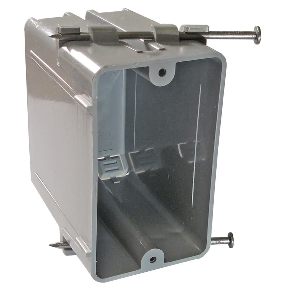 CANTEX 1 -Gang PVC New work Switch/Outlet Electrical Box