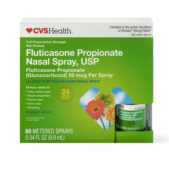 CVS Health Fluticasone Propionate Nasal Spray, 50 mcg, 0.34 OZ