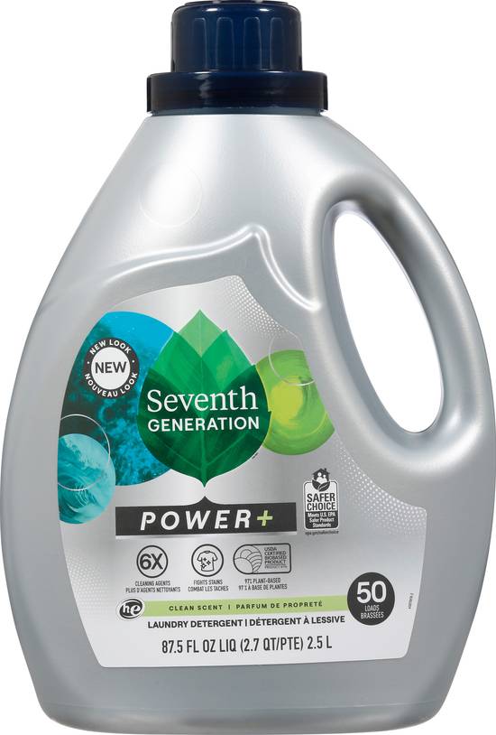 Seventh Generation Power + Clean Scent Laundry Detergent