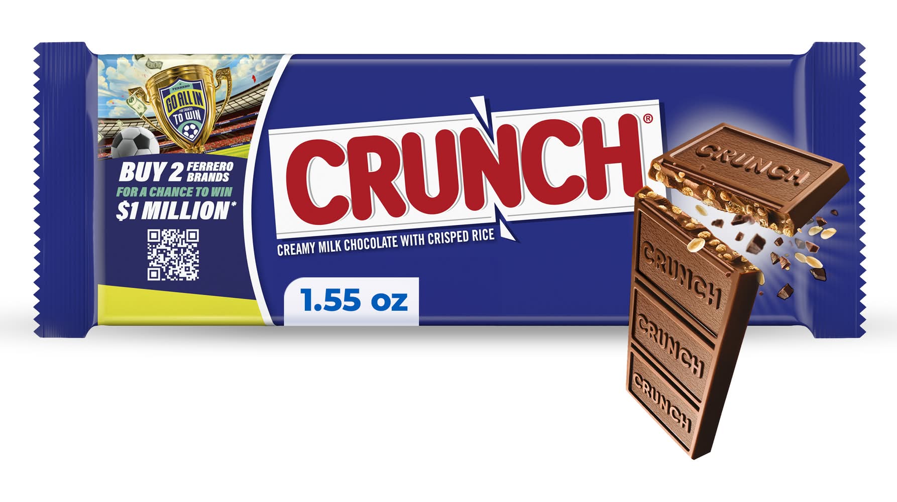 Crunch Creamy Milk Chocolate With Crisped Rice (1.55 oz)