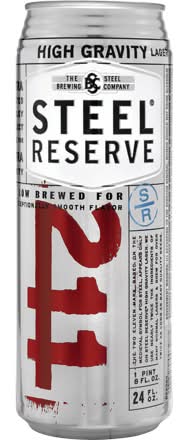 Steel Reserve 211 High Gravity Lager 24 oz Can