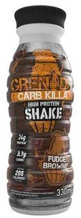 Grenade Carb Killa Fudge Brownie Protein drink 330ml