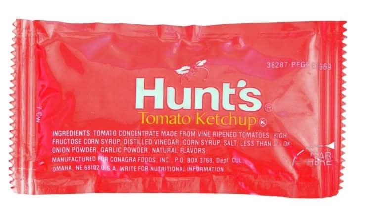 Hunt's Tomato Ketchup Packets (1000 x 0.32 oz)