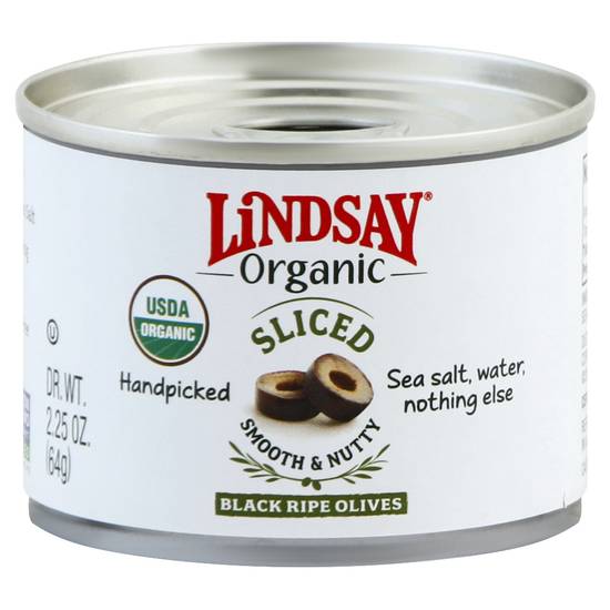 Lindsay Organic Sliced Black Ripe Olives (2.2 oz)