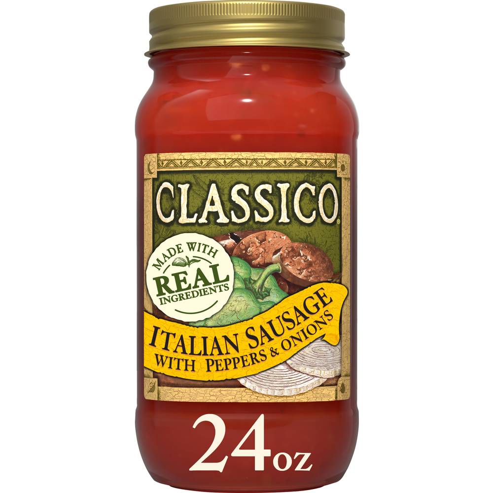 Classico Italian Sausage With Peppers & Onions Pasta Sauce (1.5 lbs)