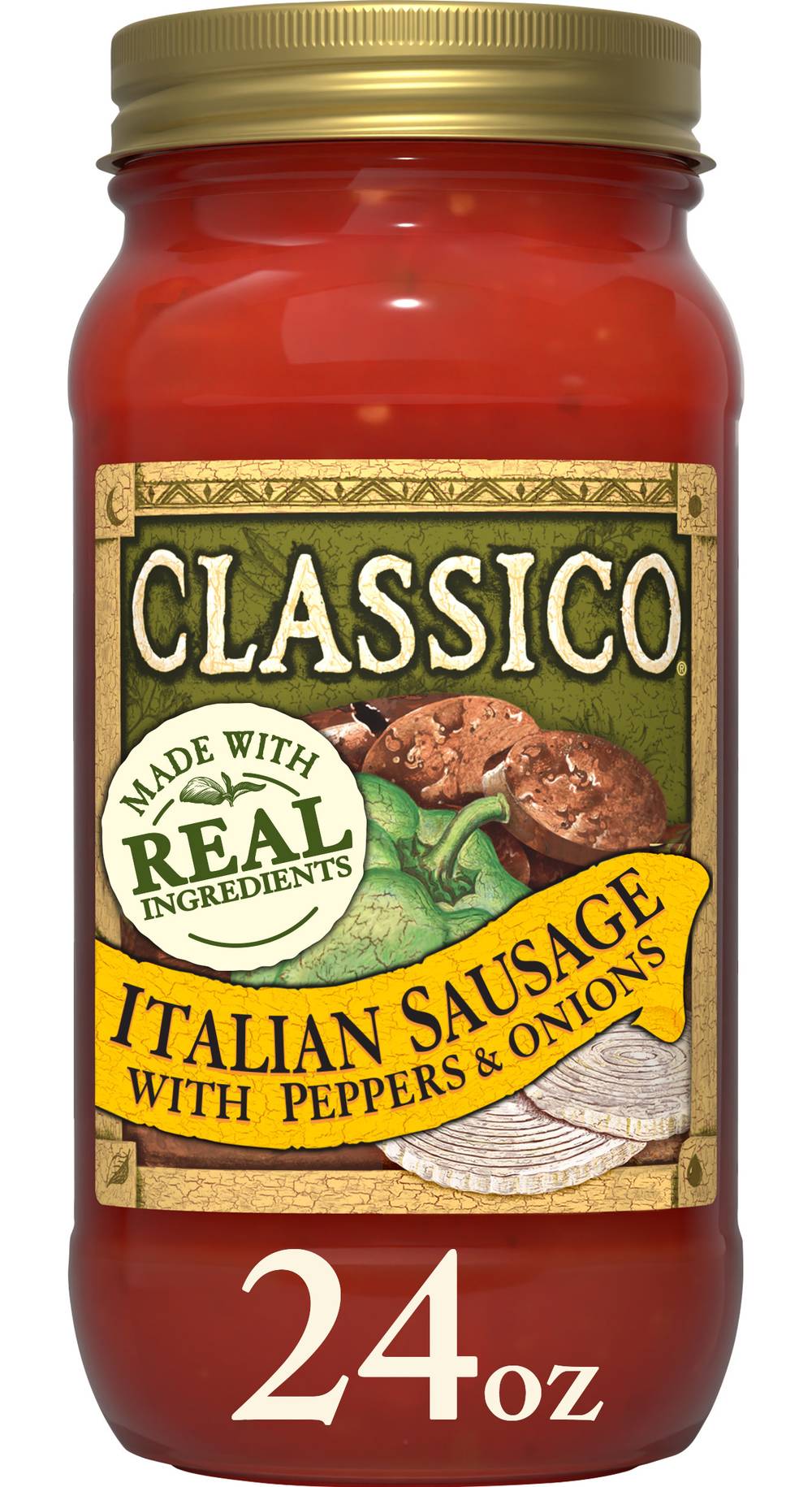 Classico Italian Sausage With Peppers & Onions Pasta Sauce (24 oz)