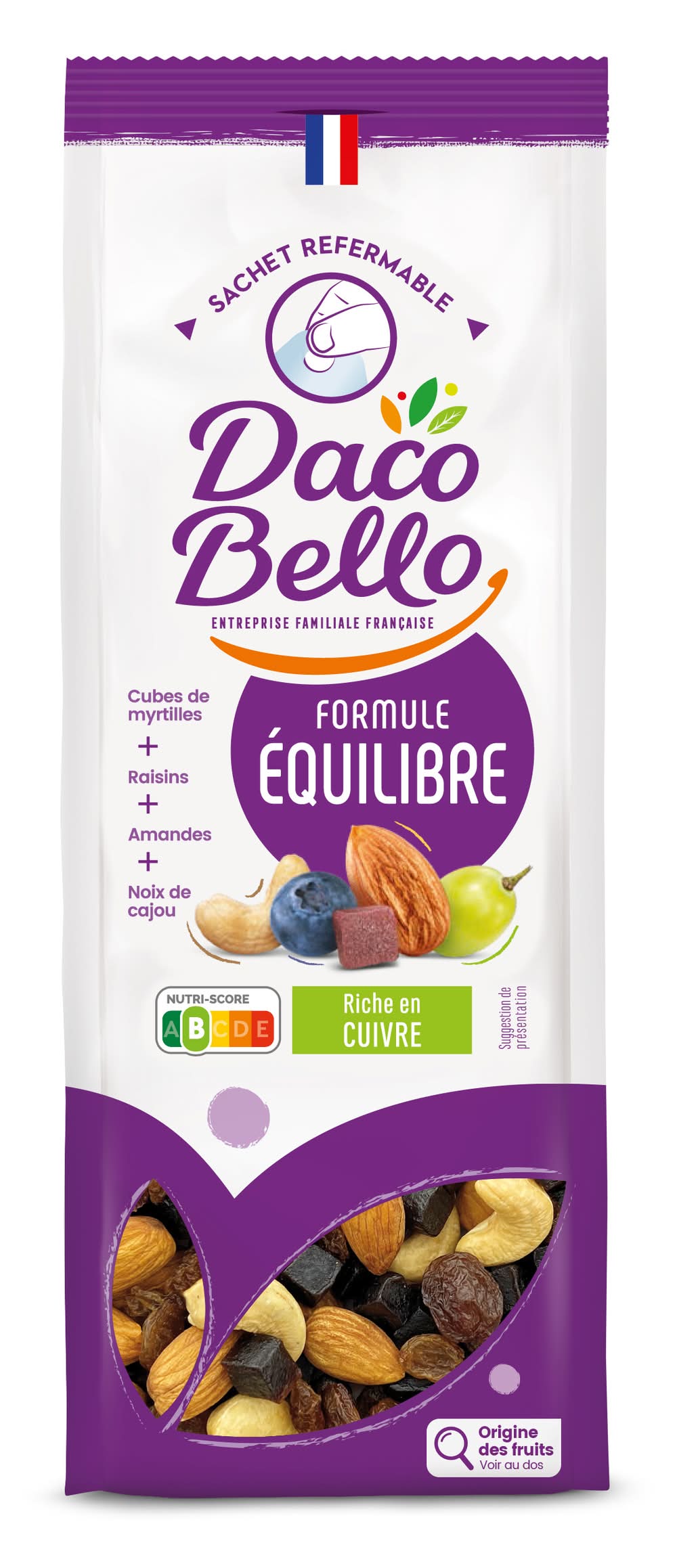 Daco Bello - Fruits secs formule équilibre (200g)