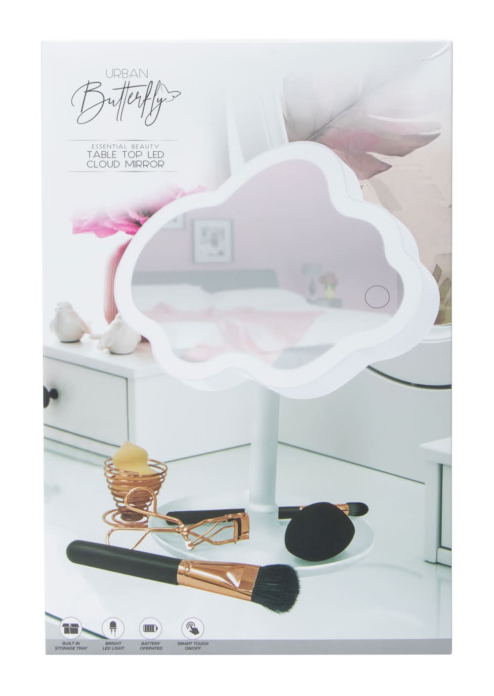 Essential Beauty Table Top LED Cloud Mirror