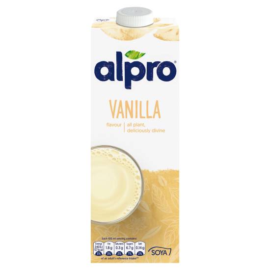 Alpro Vanilla, Soya Milk (1L)