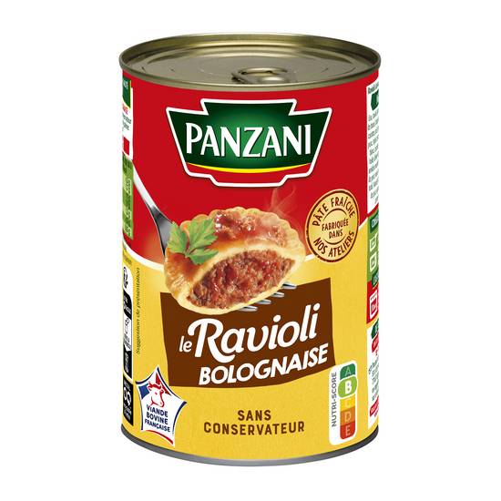 Panzani - Plat cuisiné ravioli bolognaise