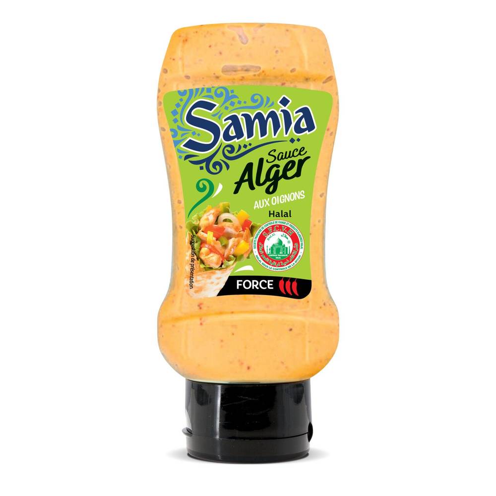 Sauce halal Alger aux oignons SAMIA - le flacon de 350 ml