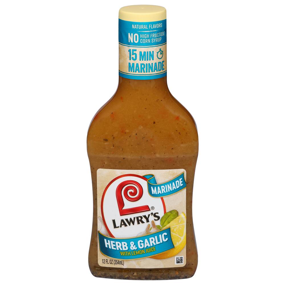 Lawry's Herb & Garlic With Lemon Juice Marinade (12 fl oz)