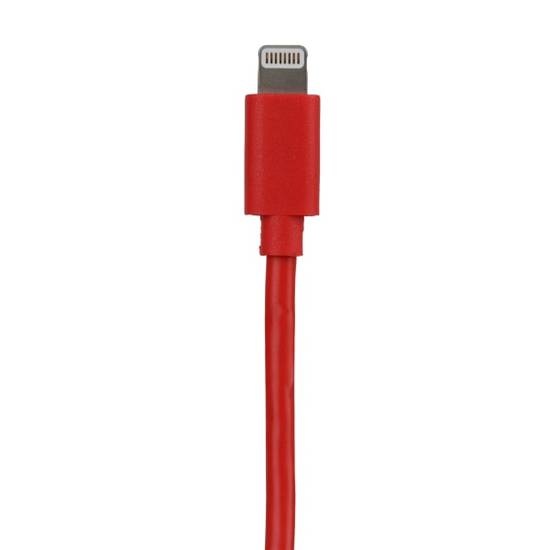 Vivitar Od1003 Usb-A To Lightning Cable, 3', Red