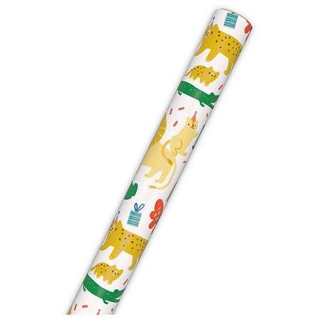 Hallmark Zoo Animals Wrapping Paper With Cutlines on Reverse