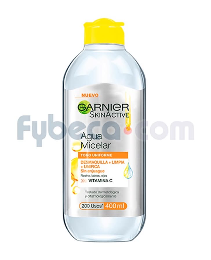 Gar Agua Micel Aclar Vita C 400Ml/6
