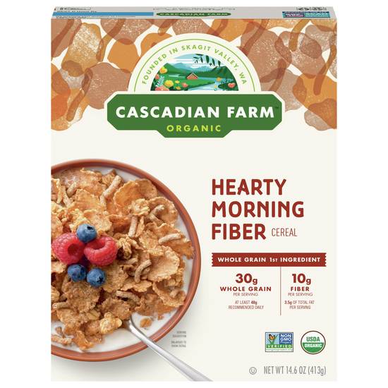 Cascadian Farm Organic Hearty Morning Fiber Cereal (14.6 oz)